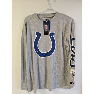 NWT Starter NFL Team Apparel Indianapolis Colts Mens Size L Long Sleeve Shirt